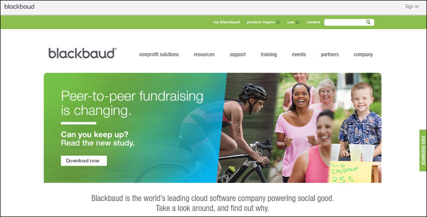 Discover what technology solutions for nonprofits Blackbaud has to offer. Discover what technology solutions for nonprofits Blackbaud has to offer.