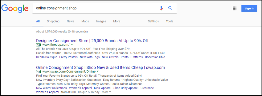 This example shows why you should avoid generic keywords with your Google AdWords for nonprofits ads. This example shows why you should avoid generic keywords with your Google AdWords for nonprofits ads.
