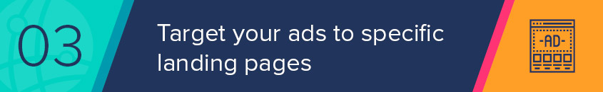 Use specific landing pages for your Google AdWords for nonprofits ads. Use specific landing pages for your Google AdWords for nonprofits ads.